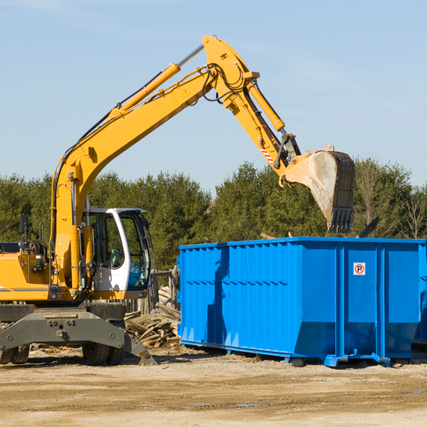 can i choose the location where the residential dumpster will be placed in New Lisbon New York